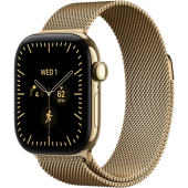 Смарт-часы Apple Watch Series 12 (GPS+Cellular) 42mm Radiant Gold Titanium Case with Radiant Gold Milanese Loop (Золотой)