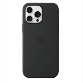 Силиконовый чехол с поддержкой MagSafe Apple Silicone Case для iPhone 15 Pro Черный