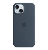 Силиконовый чехол с поддержкой MagSafe Apple Silicone Case для iPhone 15 «Штормовое небо»