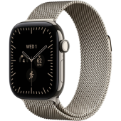 Смарт-часы Apple Watch Series 12 (GPS+Cellular) 42mm Natural Titanium Case with Natural Milanese Loop (Титановый)
