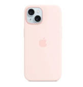 Силиконовый чехол с поддержкой MagSafe Apple Silicone Case для iPhone 15 Розовый