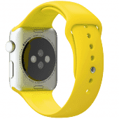 Ремешок силиконовый Special Case для Apple Watch 2 / 1 (42мм) Желтый S/M/L