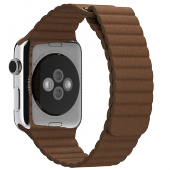 Ремешок кожаный для Apple Watch 2 / 1 (38мм) Коричневый
