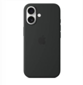 Чехол Apple Silicone Case с MagSafe для iPhone 16, черный