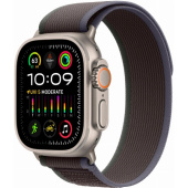 Apple Watch Ultra 2 GPS + Cellular, 49 мм, корпус из титана, ремешок Trail синего/черного цвета, размер M/L
