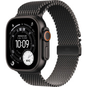 Apple Watch Ultra 3 2025 49mm Black Titanium Case with Black Titanium Milanese Loop (L)