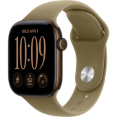 Смарт-часы Apple Watch Series 12 (GPS) 46mm Dark Bronze Aluminum with Olive Sport Band (Бронзовый)