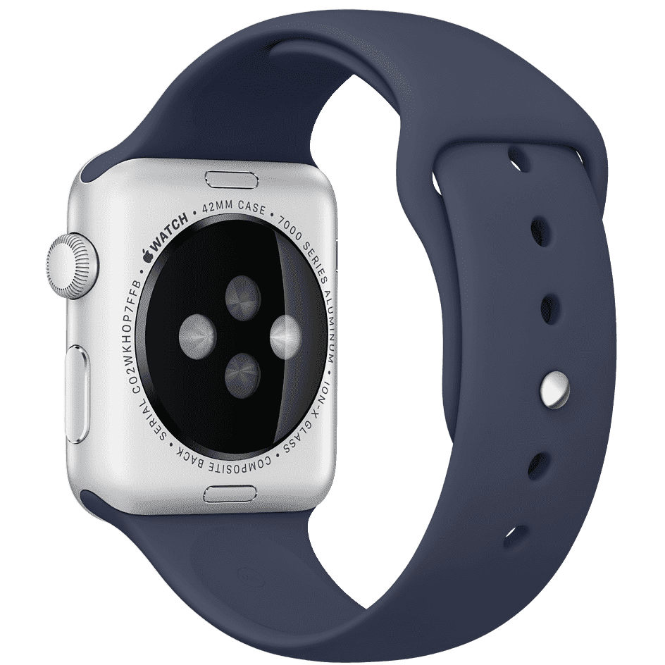 Apple watch синий ремешок. Midnight Blue Sport Band ремешок Apple. Apple watch Sport 42mm 7000 Series. Apple watch se 40mm Blue. Ремешок для Эппл вотч силиконовый.