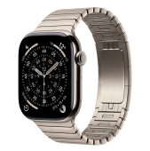 Apple Watch Series 11 42mm GPS + Cellular Natural Titanium Case Natural Link Bracelet One Size