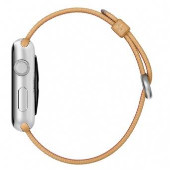 Ремешок нейлоновый Special Nylon для Apple Watch 2 / 1 (42мм) Золотистый/Кобальт