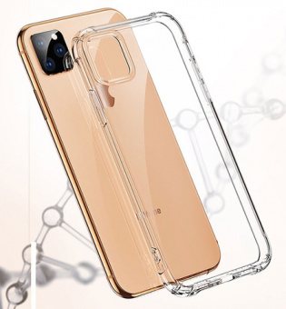 Чехол для iPhone 11 прозрачный силикон 2мм