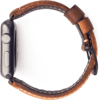 Ремешок кожаный Nomad Strap для Apple Watch 2 / 1 (42mm) Черная застежка
