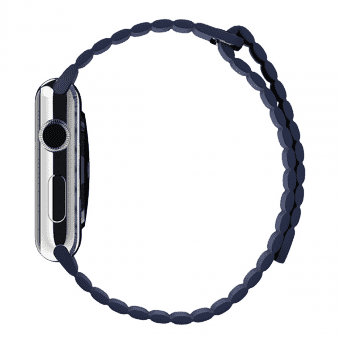 Ремешок кожаный для Apple Watch 2 / 1 (38мм) Черный