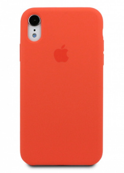 Чехол для iPhone XR Apple Silicone Case Original (Nectarine)