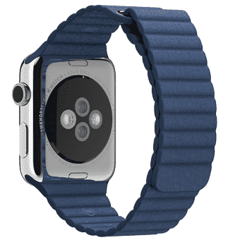 Ремешок кожаный для Apple Watch 2 / 1 (38мм) Синий