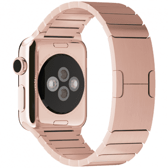 Браслет блочный для Apple Watch 2 / 1 (42мм) Розовое Золото