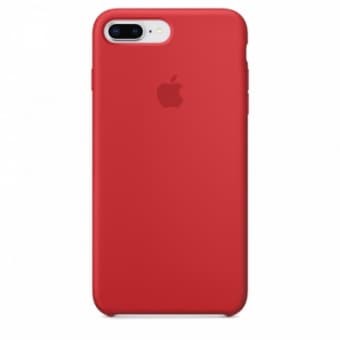 Чехол Silicone  Case Original для iPhone 8 Plus (Красный)