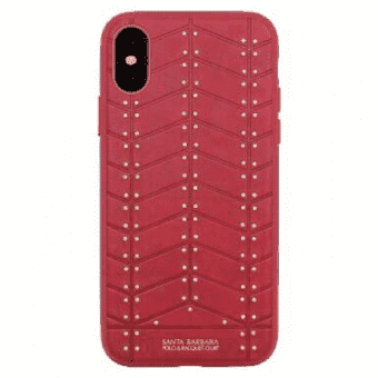 Чехол Santa Barbara Polo & Racquet Club Armor для iPhone X, красный
