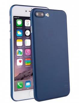 Чехол-накладка Uniq для iPhone 7 Plus Bodycon Navy blue, голубой