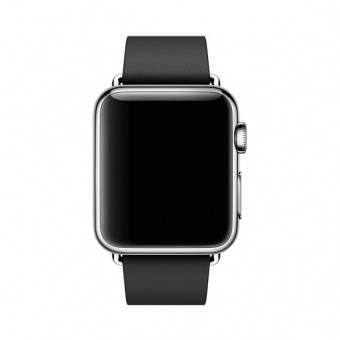Ремешок кожаный Modern Buckle для Apple Watch 2 / 1 (38mm) Черный