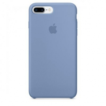 Чехол Silicone Case Original для iPhone 8 Plus (Голубой)