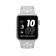 Ремешок спортивный Dot Style для Apple Watch 38mm Серо-Белый