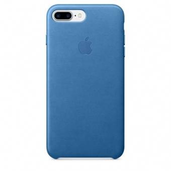 Оригинальный кожаный чехол-накладка Apple для iPhone 7 Plus, синее море