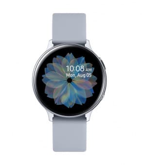 Samsung Galaxy Watch Active 2 Cloud Silver с ремешком из флюороэластомера (FKM)