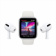 Apple Watch Series 6, 44 мм, корпус из алюминия серебристого цвета, спортивный ремешок Nike