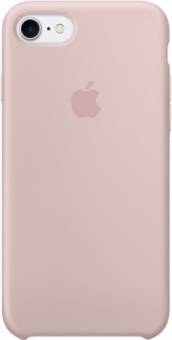 Чехол для iPhone 7 silicon Apple case розовый