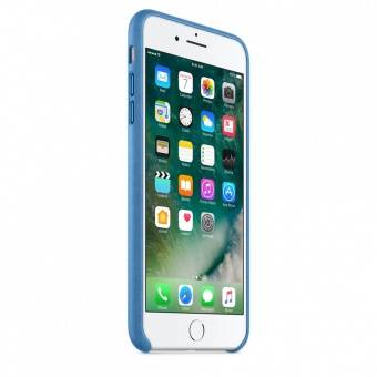 Оригинальный кожаный чехол-накладка Apple для iPhone 7 Plus, синее море
